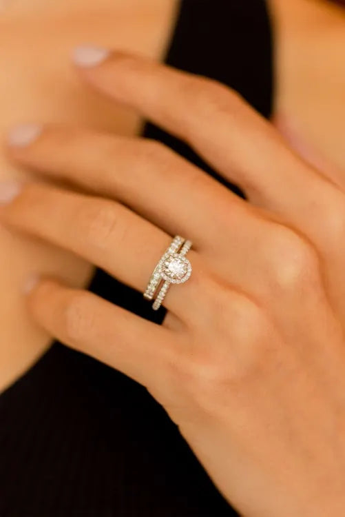 anillos de compromiso diamantes