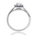 Anillo Santorini "VINTAGE" - Oro 18k blanco - 0.55ct diamante oval