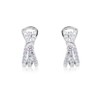 Aretes"LUCE" - Oro 18k blanco - 0.70ct