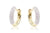 Arracadas marca Breuning con diamantes en oro amarillo de 18k
