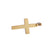 Cruz Creu Fedele "LABRADO" - Oro 14k amarillo - 24x14mm