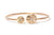 Brazalete marca Nanis con diamantes en oro amarillo de 18k