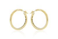 Arracadas marca Breuning en oro amarillo de 18k