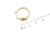 Aretes tipo arracada con una elipse principal en oro texturizado seguido por lineas de diamantes para formar la arracada, oro 18k Nanis